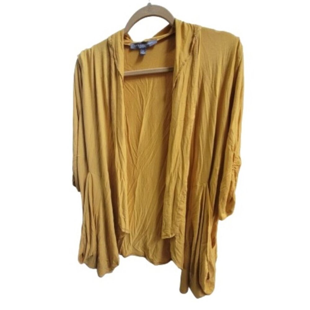 NWT Kate & Mallory M 3/4 Sleeve Jacket & Tank Top Set Yellow 118516